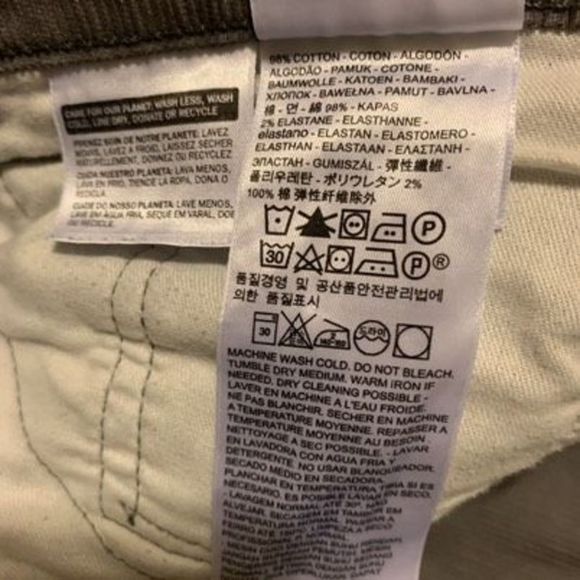 Levi’s 514 Size 36x30 Gray Corduroy Pants - Picture 6 of 7